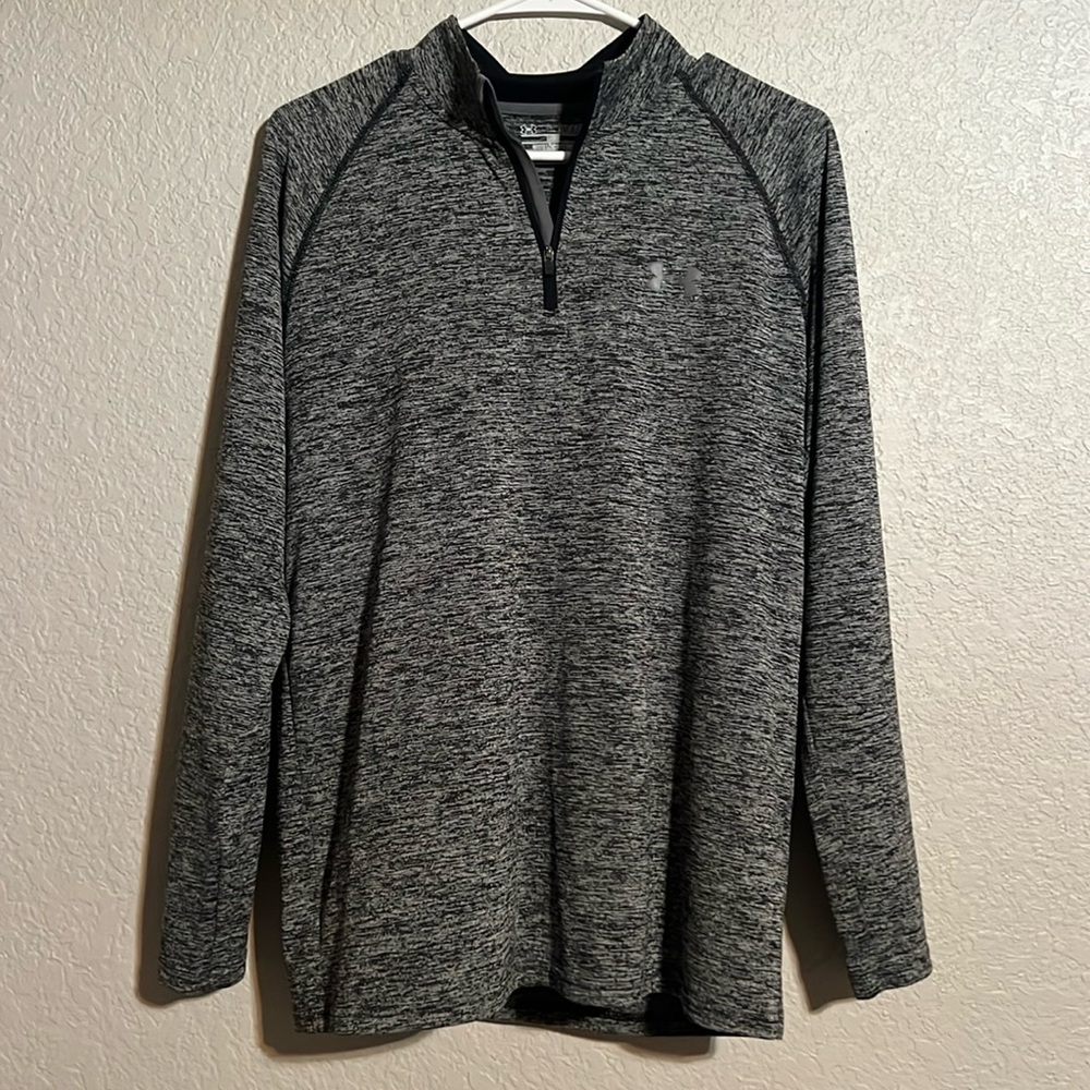 Mens Small Grey Under Armour 1/4 Zip
